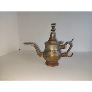 Vintage African Tuareg Pewter Teapot Mauritania